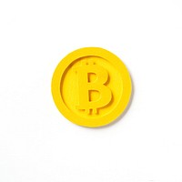 Bitcoin cryptocrrency coin graphic