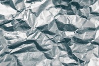 Close up of a gray crumpled paper