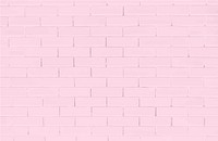 Pink brick wall textured background