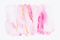 Shades of pink watercolor brush strokes vector