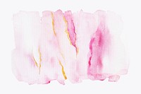 Shades of pink watercolor brush strokes illustration