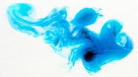 Abstract splashed blue watercolor mockup