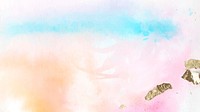 Colorful abstract watercolor painting background vector