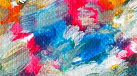 Colorful acrylic brush stroke background