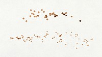 Dusty gold particles pattern background illustration