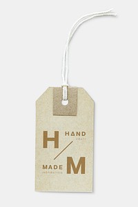 Handcraft made inspiration label mockup
