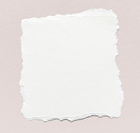 Blank torn white paper template