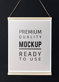 Ready to use premium quality poster mockup