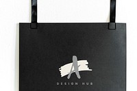 A design hub logo mockup