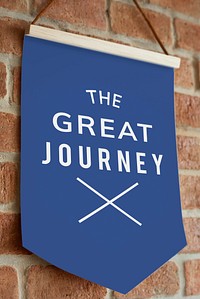 The great journey poster mockup