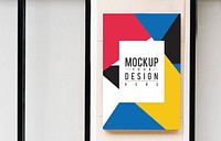 Colorful Swiss design brochure mockup