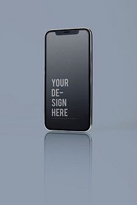 Full screen smartphone mockup design