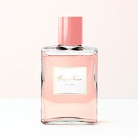 Feminine perfume bottle mockup design