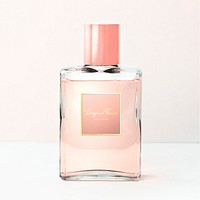 Feminine perfume bottle mockup design