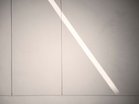 Stripe shadow on a white surface