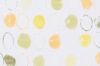 Green circle pattern background psd handmade prints