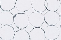 White circle pattern background psd block prints