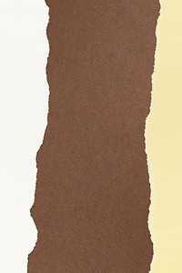 Torn brown paper craft frame handmade earth tone background