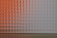 Orange product backdrop with patterned glass