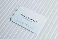 Aesthetic business card mockup psd corporate identity