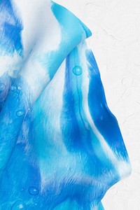 Aesthetic tie dye background psd in blue DIY plasticine clay creative art