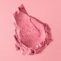 Pink cream lipstick element psd texture