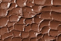 Chocolate frosting texture background close-up