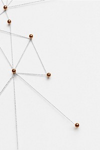 Connecting dots background, network and communication design