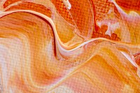 Acrylic paint textured background in orange abstract style creative art