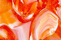 Acrylic paint textured background in orange abstract style creative art