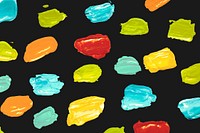 Paint smear textured background in colorful pattern for kids