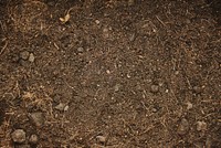 Brown soil background for gardening 