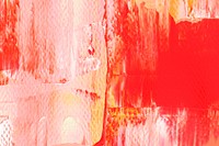 Red background wallpaper, acrylic paint texture