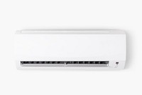 Air conditioner mockup psd in white