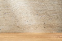 Beige stone product backdrop, showcase