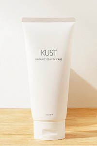 Cosmetic tube mockup psd, spa product packaging