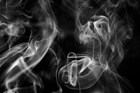 Smoke background texture, black abstract design