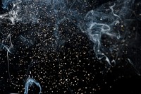 Abstract space wallpaper background, dark smoke design 