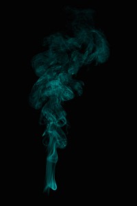 Teal smoke background psd, dark aesthetic 