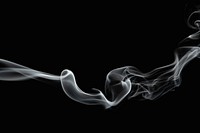 Abstract smoke wallpaper psd, dark background