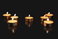 Diwali candle background, aesthetic flame image