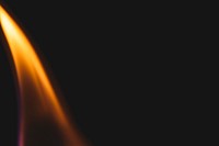 Burning flame background, fire border realistic image