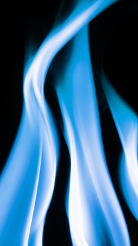 Blue flame mobile wallpaper, dark fantasy background