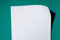 Blank white paper, design space
