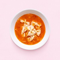 Pasta & tomato soup lunch psd for kids