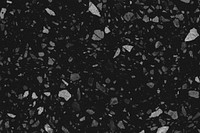 Black background, terrazzo texture design