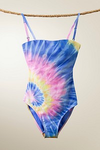 Tie-dye swimsuit, women’s swimwear fashion