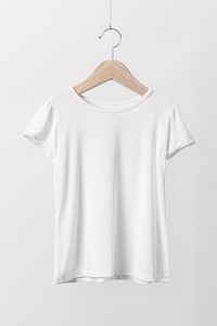 Women&rsquo;s t-shirt, white casual fashion in realistic design