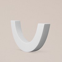 Gray arch shape, geometric design element