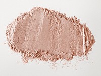 Pink powder collage element, cosmetic blusher psd